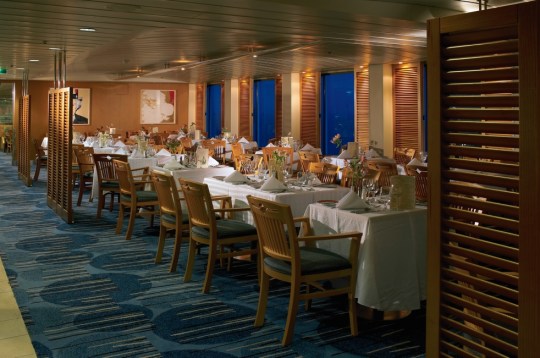 Celebrity Century Dining Room