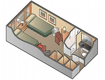 Celebrity Century Interiorview Stateroom Diagram