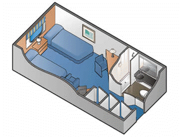 Celebrity Century Oceanview Stateroom Diagram