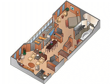 Celebrity Century Penthouse Suite Diagram