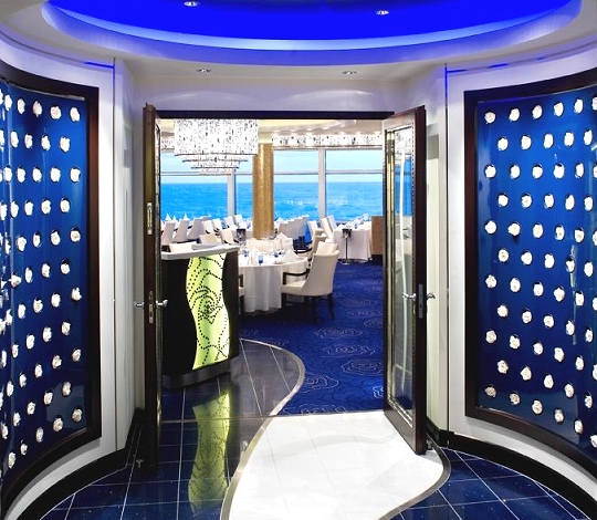 Celebrity Solstice Blu Restaurant